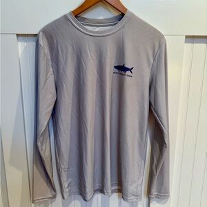 Southern Tide Light Gray Long Sleeve Tee size small